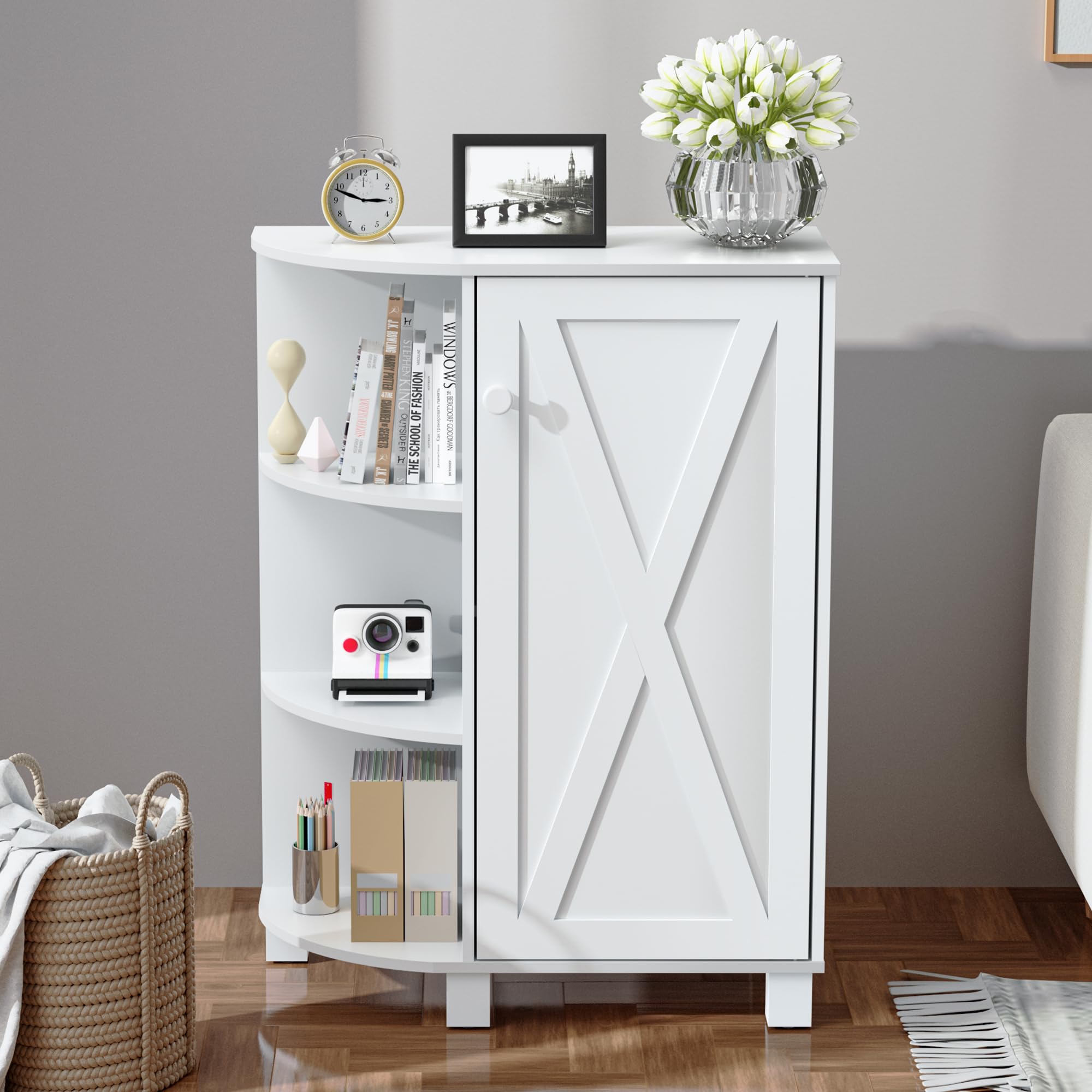 Bathroom Storage Cabinet, Bathroom Floor Cabinet with Door