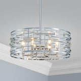 Mossi 4-Lights K9 Crystal Chandelier Modern Chandelier Light Fixture, Crystal Pendant