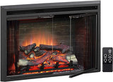 Klaus Electric Fireplace Insert with Fire Crackling Sound