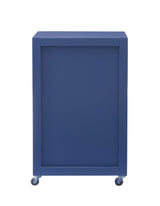 Linon Navy Blue Rolling Sadie File Cabinet