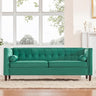 58'' W Velvet Sofa, Mid-Century Modern Love Seats Sofa Furniture