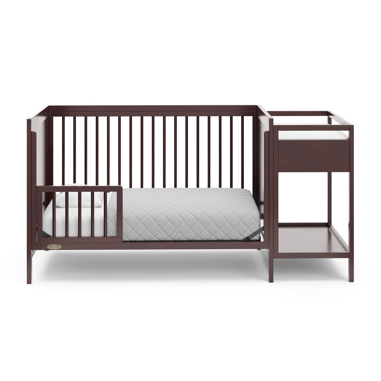 Fable 4-in-1 Convertible Crib & Changer (Espresso) – GREENGUARD Gold Certified