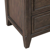 Furniture Paradise Valley 10 Drawer Chesser - Saddle Brown