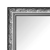 Rectangle Bathroom Wall Mirror - Silver Frame 40" x 24"