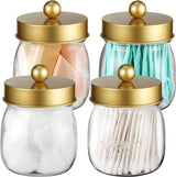 Decor Apothecary Jar Set,Mason Jar Bathroom Vanity Storage Organizer Canister