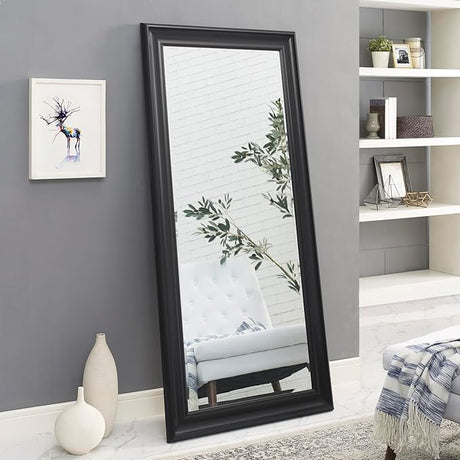 Framed Floor Length Mirror Full Length Mirror Standing Large Rectangle Mirror Full Body Mirror Long Mirrors for Bedroom