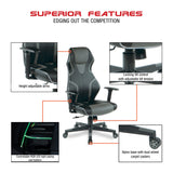 Rogue Ergonomic Gaming Chair with RGB LED Lights