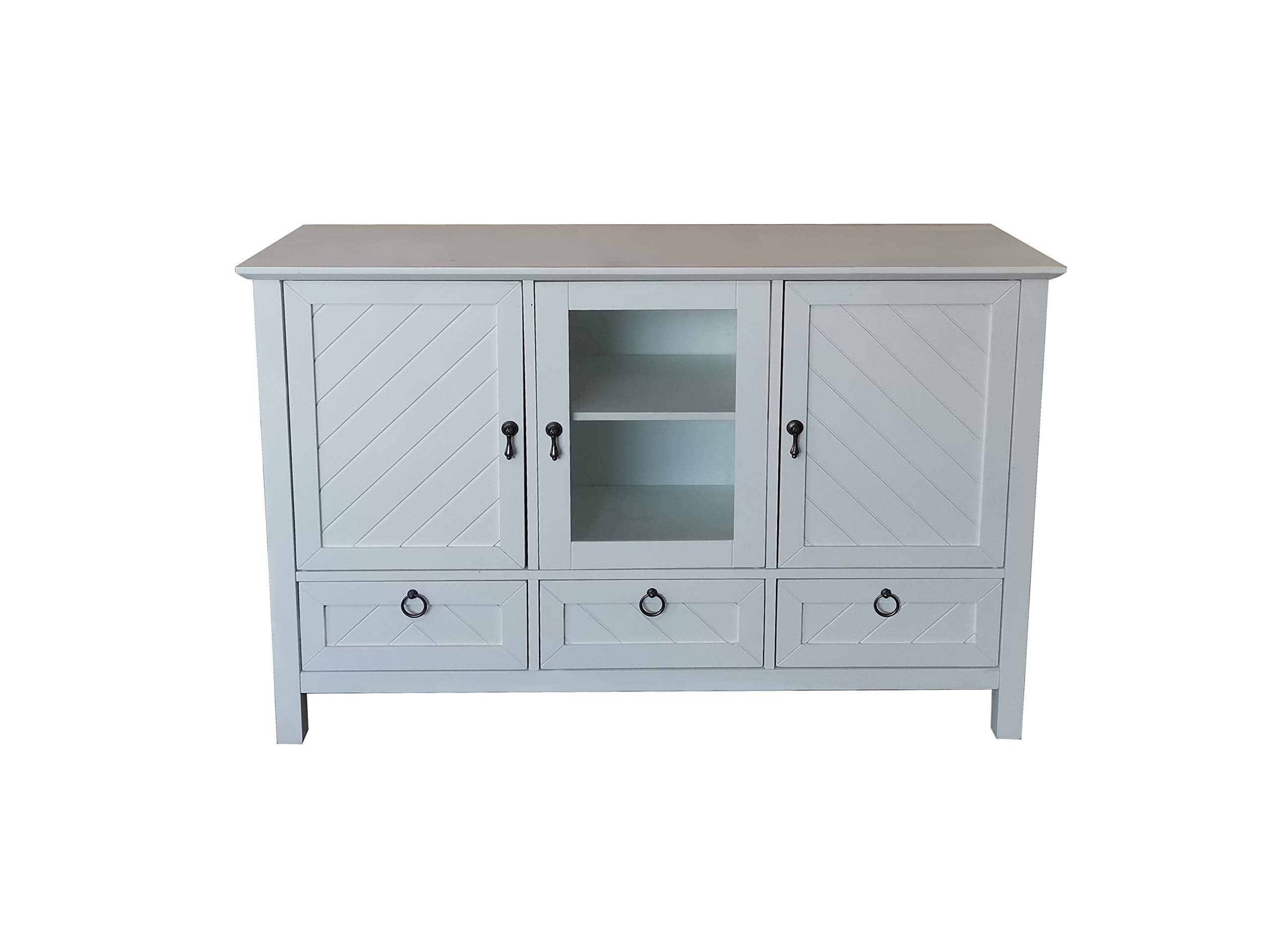 Evans Sideboard Buffet Console Table Storage Cabinets, White