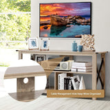 TV Television Stands, Large, Grey