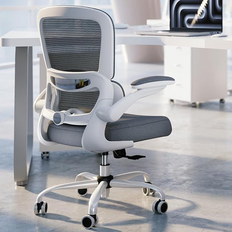 Office Chair - Ergonomic Desk Chair with Adjustable Lumbar Support, Mesh Computer