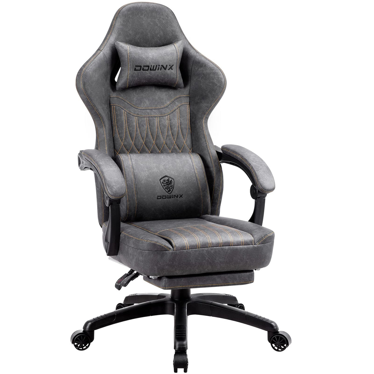 Gaming Chair Breathable PU Leather Gamer Chair with Pocket Spring Cushion