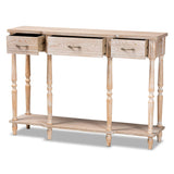 Hallan Console Table, One Size, Oak Brown