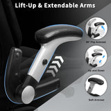 Heavy Duty Office Chair 600LBS - High Back Executive Leather Chair with Lumbar Support