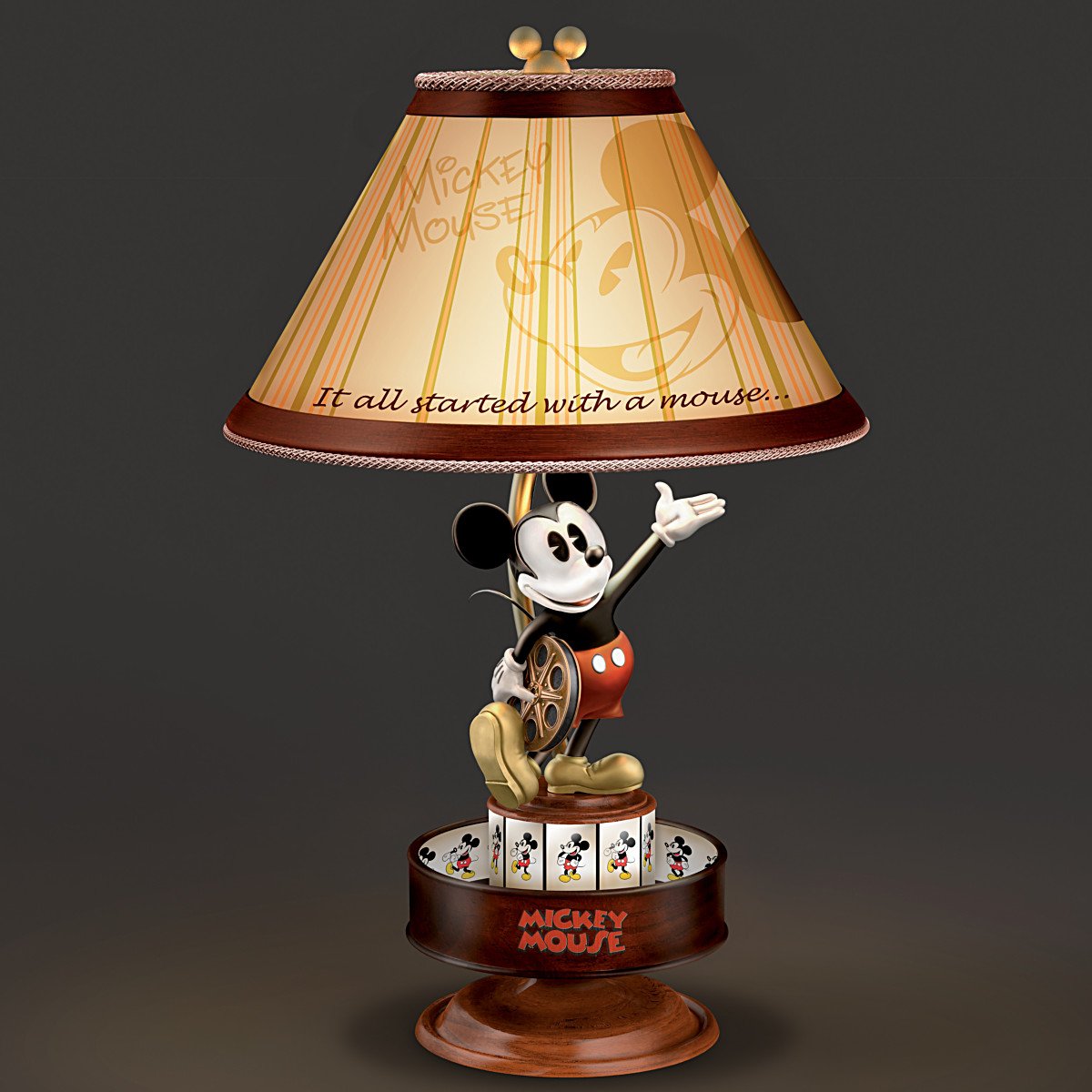 Mickey Mouse Animation Magic Motion Lamp - 20 Inch Illuminated Praxinoscope