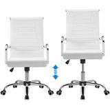 High-Back Office Desk Chair Executive Task Chair Management Chair PU Leather Chair