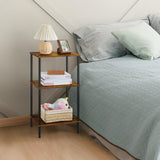 Tall Side Table 30 Inch Height Small Tall Bedside Table