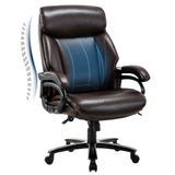 Big and Tall Office Chair 400lbs-Heavy Duty Executive Desk Chair with Extra Wide Seat