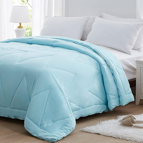 Comforter Duvet Insert - Quilted Comforters Queen Size, All Season Duvet, Down