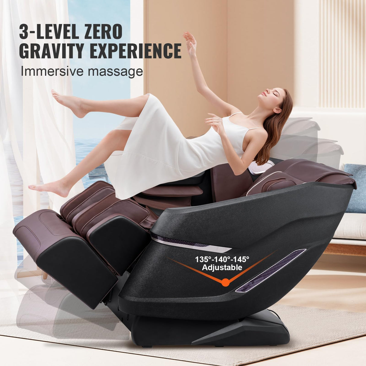 Zero Gravity Massage Chair, Full Body Massage Chair, 4D Shiatsu Massage