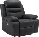 Recliner Chair Living Room Leather Reclining Sofa Chair, Home Theater Seating