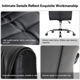 Executive Office Chair Adjustable Leather Chair High Back Swivel Office Desk Chair