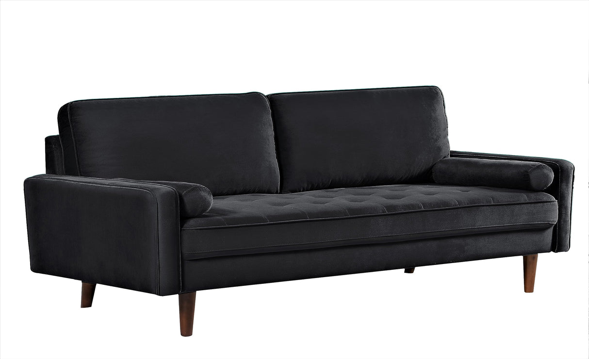 Velvet 70" Sofa Couch, Iconic Mid-Century Style Living Room Furniture with Contemporary Silhouette,