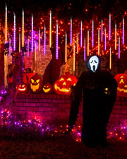 Hlloween Lights 20 Tubes 480 LED Meteor Shower Icicle Lights Raindrop Lights