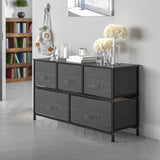 Harris 5-Drawer Storage Chest of Drawers, Modern Bedroom Dresser