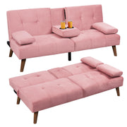 Futon Sofa Bed, Convertible Couch Bed Loveseat, Modern Futon Recliner Sleeper