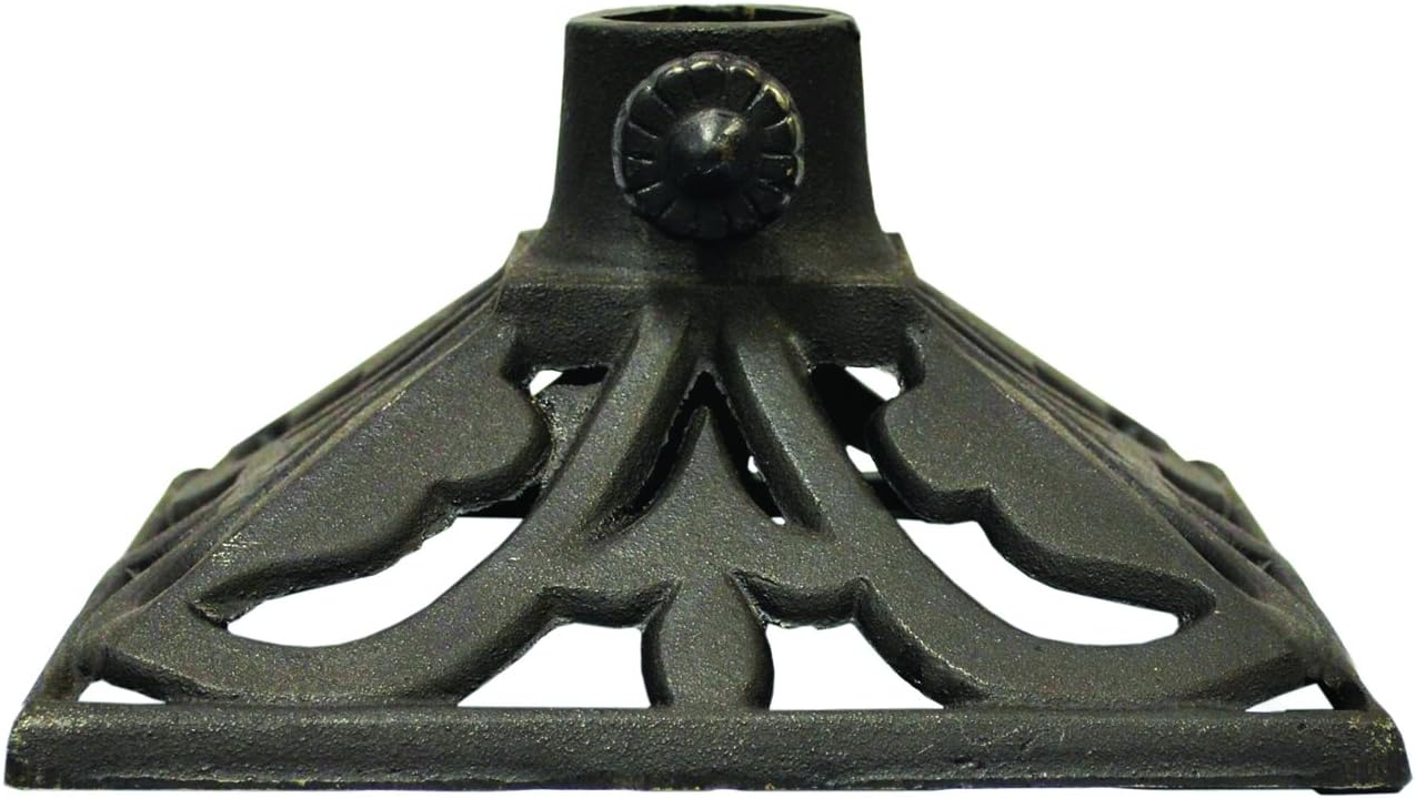 Brand Cast Iron Torch Stand, Black, 9.1L x 9.1W x 4.8H -Inches, 1312322
