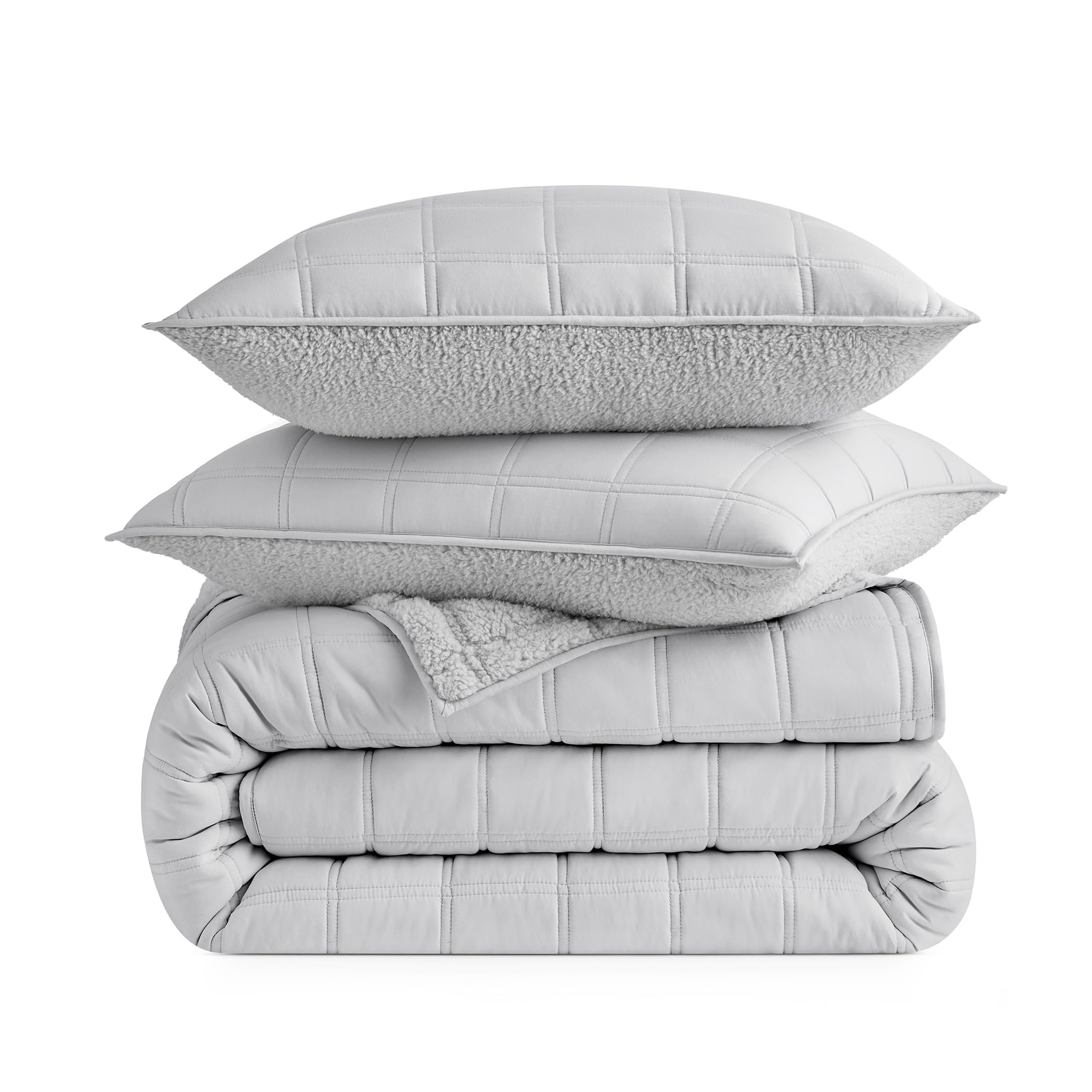 Gizelle King Quilt Set with 2 Pillow Shams - Lightweight All Season Bedding