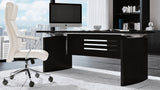 Harrison Black Oak Executive Desk