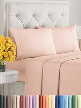 Queen Size Sheet Set - Breathable & Cooling Sheets