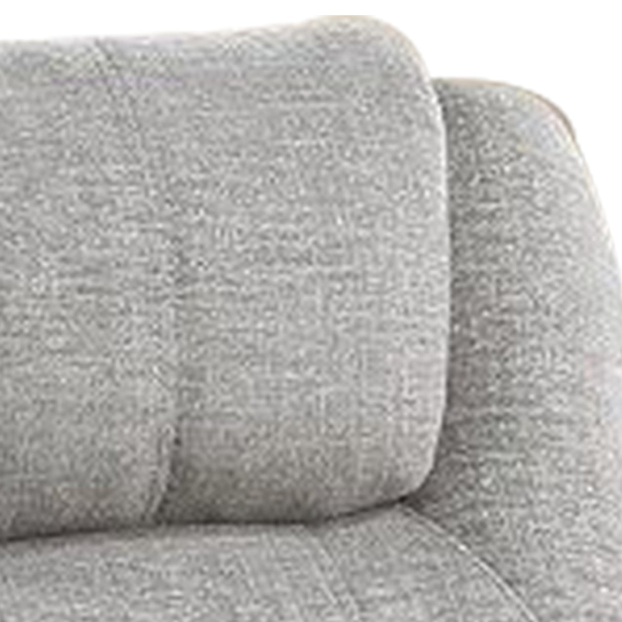 Benjara Evans 37 Inch Recliner Chair, Power Lift, Cupholders, Chenille, Light Gray