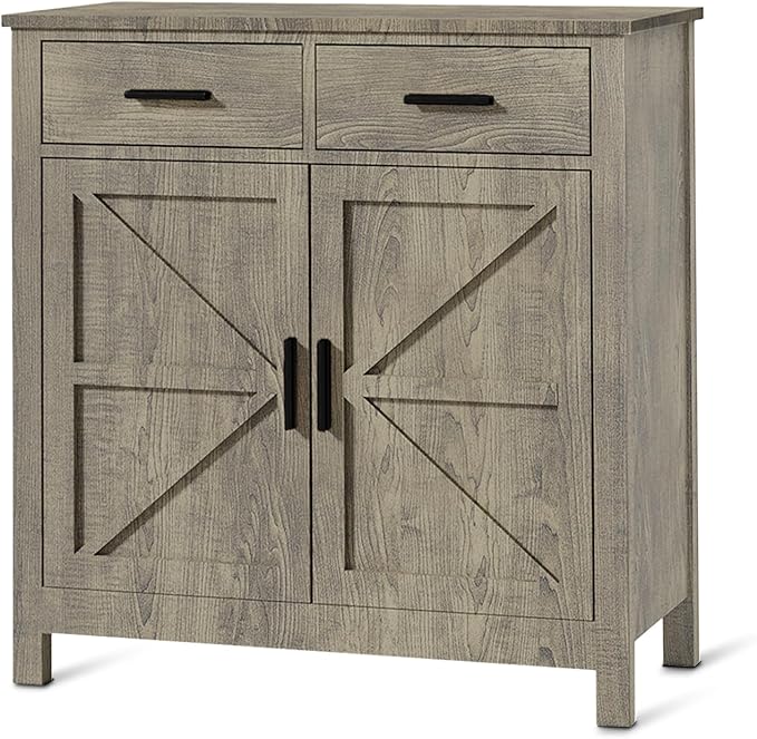 Coffee Bar Cabinet，Sideboard， Comes with Two Drawers and Two Doors