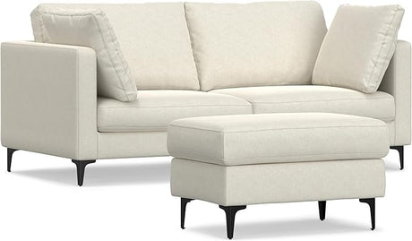 Ava Sofa in 100% Recycled Polyester Tightly Woven Performance Fabric,