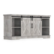 S09012 59 Inch TV Stand, 59"x15.74"x27.55", Brown