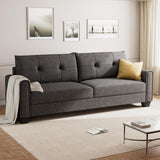 82" Sofa Couches for Living Room, 3 Seater Sofa with Extra Deep Seats | Tufted Backrest