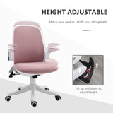 Linen-Touch Fabric Office Chair Swivel Task Chair with Adjustable Lumbar Support,