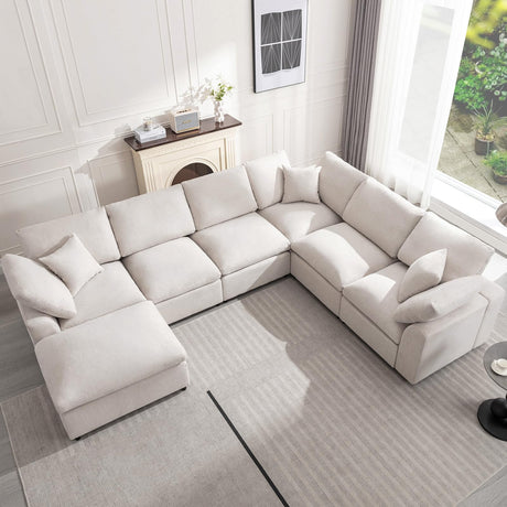 Modular Sectional Sofa Modern Oversized Cloud Couch