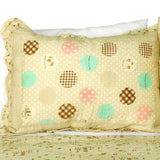 [Corda] 3PC Cotton Vermicelli-Quilted Printed Quilt Set (Full/Queen Size)