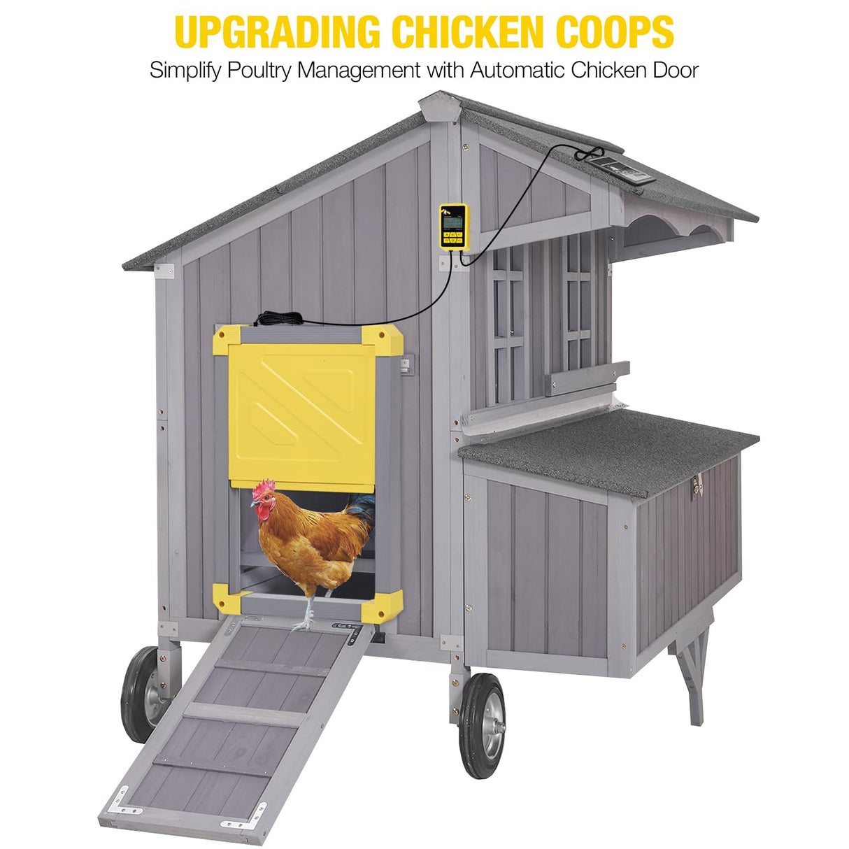 Chicken Coop Outdoor Wooden Rabbit Hutch Poultry House