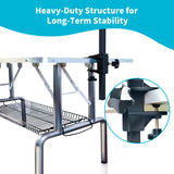 46-Inch Heavy Duty Dog Grooming Table for Large Pets