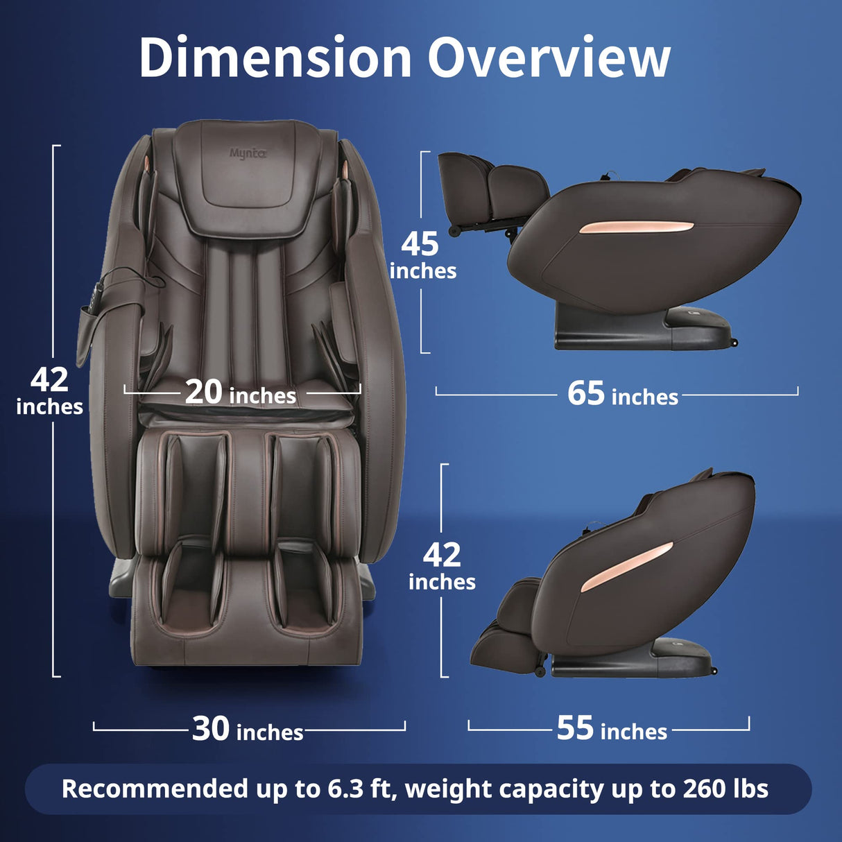 Massage Chair Full Body, 3D SL Track Massage Chair Recliner