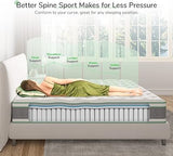 King Mattress 12 Inch Hybrid Mattress in a Box, Mattress Gel Memory