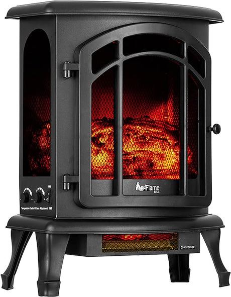 Tahoe LED Portable Freestanding Electric Fireplace Stove Heater