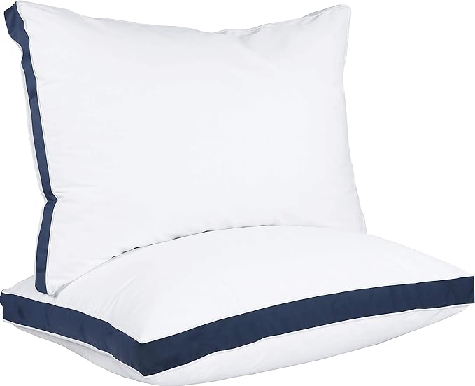 Bed Pillows for Sleeping Queen Size (White), Set of 2, Cooling Hotel Quality