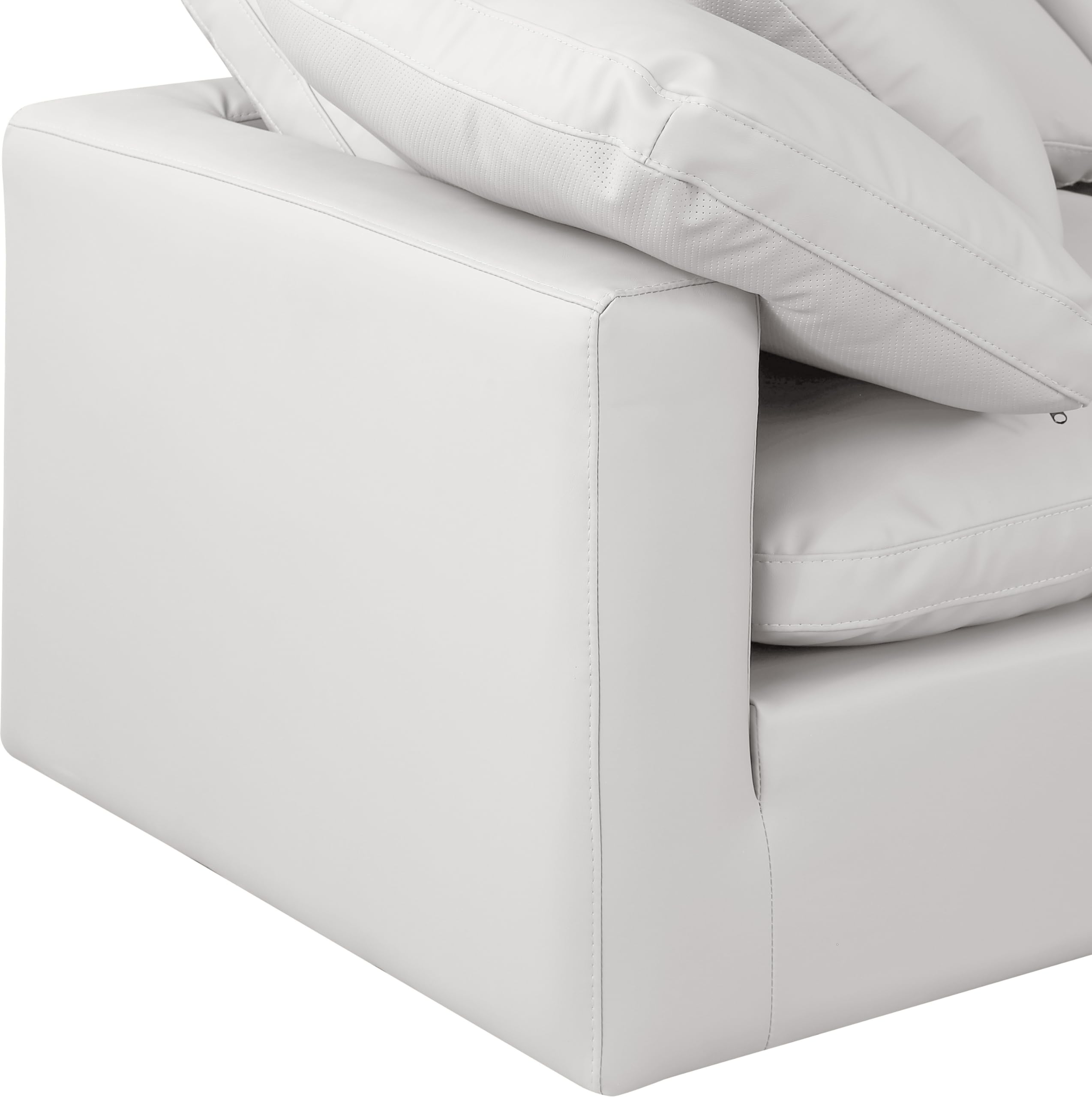 146Cream-Sec5A Indulge Collection Modern | Contemporary Modular Sectional
