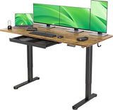 Standing Desk with Drawers, Stand Up Electric Standing Desk Adjustable Height