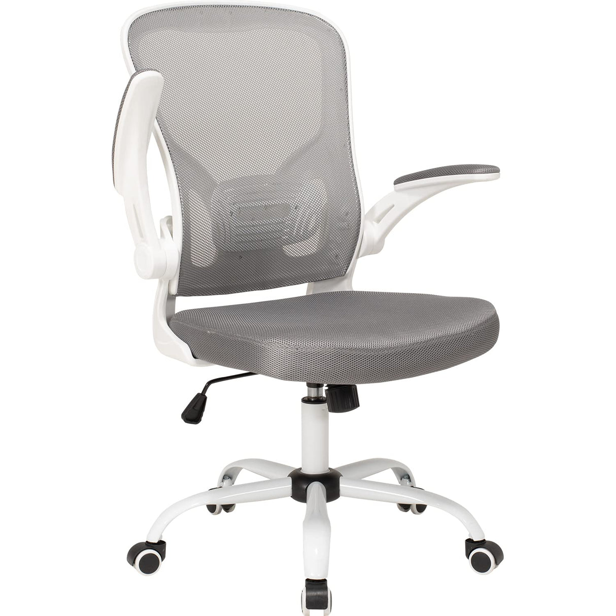 LHC-4471GY Office Chair, Desk Chair, Design Chair, Stepless Height Adjustment, Mesh